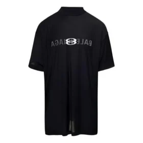 Oversized T-skjorte med AI-logo på innsiden «Black Faded» 787358TQVJ41569