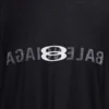 Oversized T-skjorte med AI-logo på innsiden «Black Faded» 787358TQVJ41569