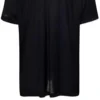 Oversized T-skjorte med AI-logo på innsiden «Black Faded» 787358TQVJ41569