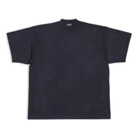 Oversized T-skjorte med fliker «Black» 694576TMVJ21151