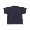 Oversized T-skjorte med fliker «Black» 694576TMVJ21151