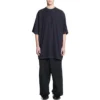 Oversized T-skjorte med fliker «Black» 694576TMVJ21151