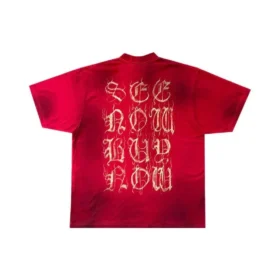 Oversized T-skjorte med Heavy Metal-logo «Red» 739784TOVE16400