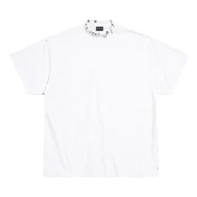Oversized T-skjorte med hull «White» 761460TPVD49000