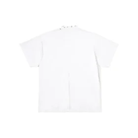 Oversized T-skjorte med hull «White» 761460TPVD49000