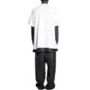 Oversized T-skjorte med hull «White» 761460TPVD49000