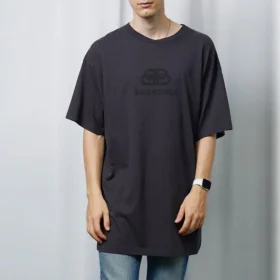 Oversized vasket interlock BB-T-skjorte «Navy Black» 583214TFV658060