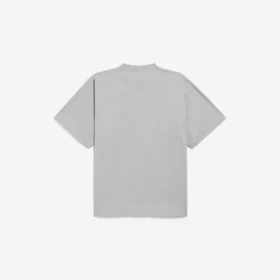 Oversized vintage surfer-T-skjorte for menn i Balenciaga-grå