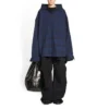Overskjorte med hette i rutemønster «Blue Navy» 720109TNM354202