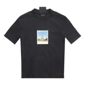 Paris By Day Tight Small Fit T-skjorte «Black Faded» 745019TOVC71055