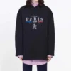 Paris Flag Velvet Unisex Svart 594576TGV491000