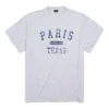 Paris France T-skjorte Oversized «Heather Grey» 787349TRVO81300
