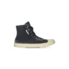 Paris High Top-Sneakers «Black Destroyed Denim and White Rubber» 688756W3RC11090