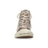 Paris High Top-Sneakers «Tan BB Monogram Cotton and White Rubber» 688756W3RQ12298