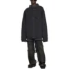Paris Hybrid-jakke med hette «Svart» 738737TNW111700
