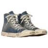 Paris høye Sneakers «Blue Destroyed Denim and Rubber» 688756W3RCL4090