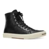 Paris høye Sneakers «svart skinn og hvit gummi» 688756W3RCA1090