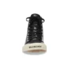 Paris høye Sneakers «svart skinn og hvit gummi» 688756W3RCA1090