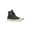Paris høye Sneakers «Svart slitt bomull og hvit gummi» 688752W3RC11090