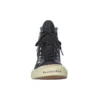Paris High Top-Sneakers «Black Destroyed Denim and White Rubber» 688756W3RC11090