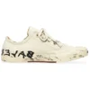 Paris lavt Sneaker «Hvit slitt bomull og hvit gummi med graffiti» 688757W3RR59010
