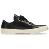Paris lavt Sneaker «svart skinn og hvit gummi» 688757W3RCB1090