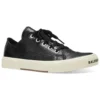 Paris lavt Sneaker «svart skinn og hvit gummi» 688757W3RCB1090