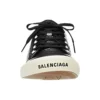 Paris lavt Sneaker «Svart slitt bomull og hvit gummi» 688754W3RCB1090