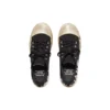 Paris lavt Sneaker «Svart slitt bomull og hvit gummi med graffiti» 688754W3RR51099