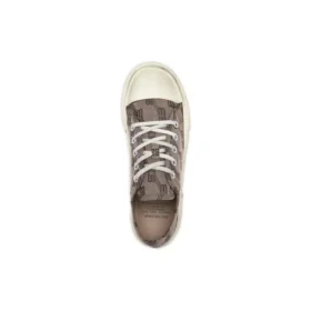 Paris lavt Sneaker «Tan Allover Logo Cotton and White Rubber» 688754W3RQ22298 Paris lavt Sneaker «Tan Allover Logo Cotton and White Rubber» 688754W3RQ22298