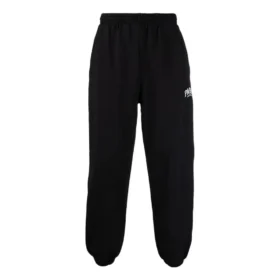 Paris Logo Stretched Knee-joggebukse «Black White» 675244TLVL81070