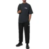 Paris Logo Stretched Knee-joggebukse «Black White» 675244TLVL81070