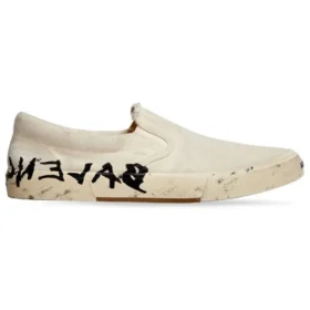Paris Low Top Slip On-sko «Washed White Cotton» 710295W3RR59010