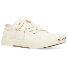 Paris Low Top-Sneaker «White Destroyed Cotton and White Rubber» 688757W3RC59090
