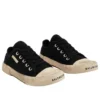Paris Low Top-Sneakers «Black Destroyed Cotton and White Rubber» 688757W3RC21090