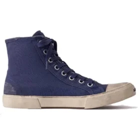 Paris Low Top-Sneakers «Indigo Destroyed Cotton and White Rubber» 688752W3RC14990