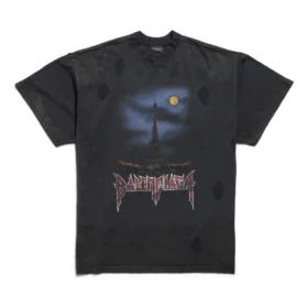 Paris Moon T-skjorte med dobbel front, oversized «Black» 791615TQVY22020