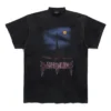 Paris Moon T-skjorte, oversized «Black Faded» 739028TOVE41055