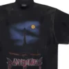 Paris Moon T-skjorte, oversized «Black Faded» 739028TOVE41055