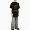 Paris Moon T-skjorte Oversized «Black Faded» 739028TQVX61055