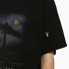 Paris Moon T-skjorte Oversized «Black Faded» 739028TQVX61055