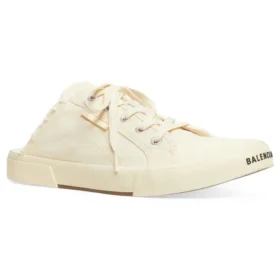 Paris Mules «Hvit slitt bomull og hvit gummi» 693953W3RC69090