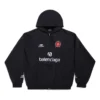 Paris Soccer-hettegenser med glidelås, medium passform «Black White» 744457TPVS61070