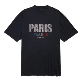 Paris Strass T-skjortekjole «Black» 777750TRVL71000