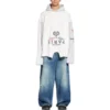 Paris Upside Down-hettegensere, oversized «White» 698156TMVD19000