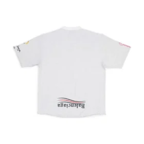 Paris Upside Down T-skjorte, oversized «White» 698811TMVC9900
