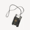 Pass- og telefonholder for menn i svart