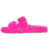 Pelsbelagte sandaler «Pink» 654261W2DO15096