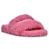 Pelsbelagte sandaler «Pink» 654261W2DO15596