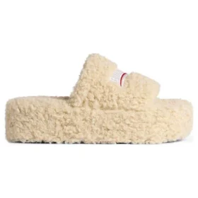 Platform Furry Slides «Beige» 762826W2DO19796